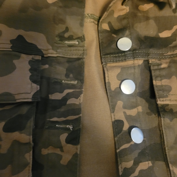 2 piece cargo camouflage denim set - Picture 12 of 14
